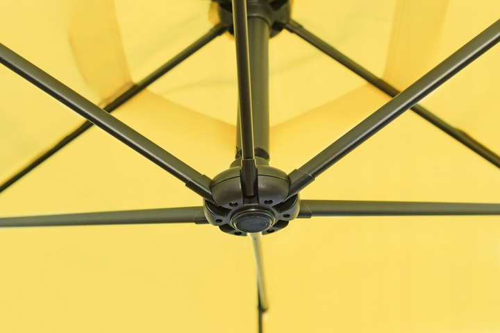 Slunečník Exclusive boční průměr 300 cm žlutý 4